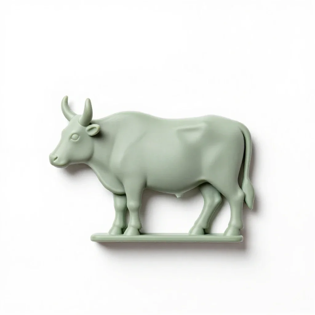 Kraal isolated on a white background