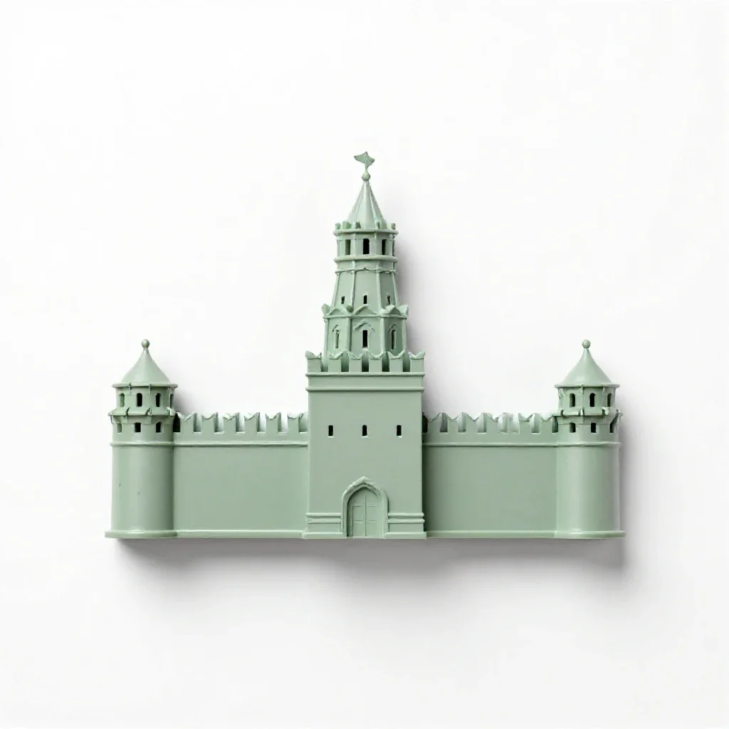Kremlin isolated on a white background