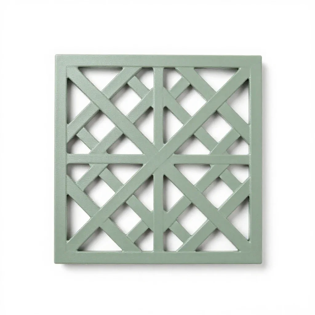 Lattice isolated on a white background