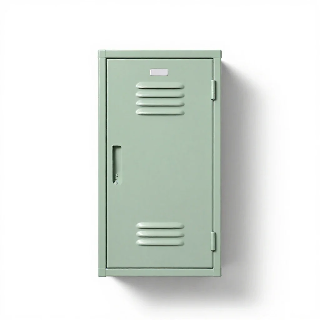 Locker room isolated on a white background