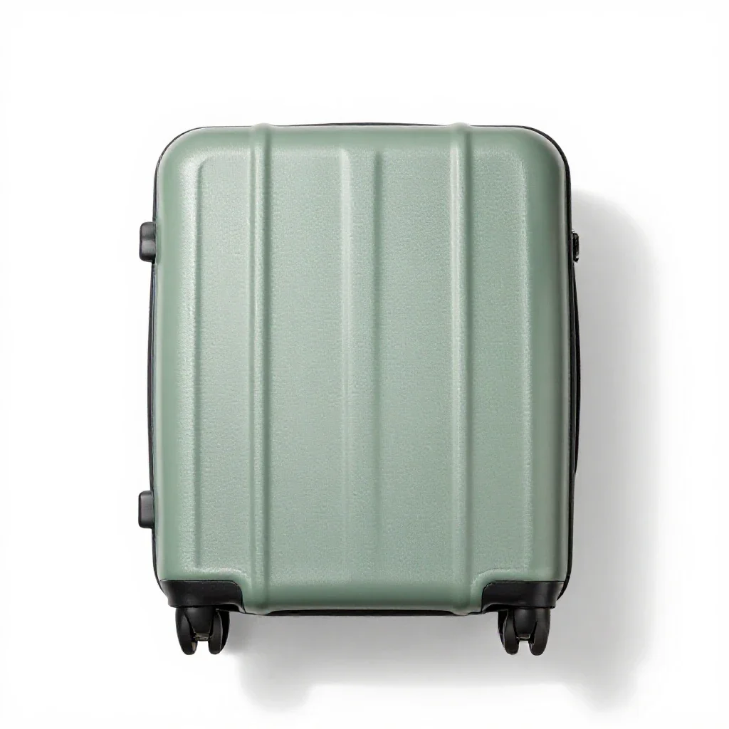 Luggage compartment isolated on a white background