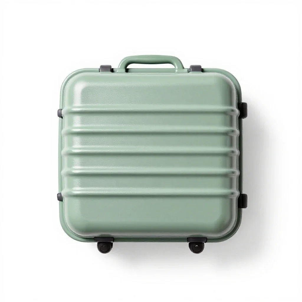 Luggage rack isolated on a white background