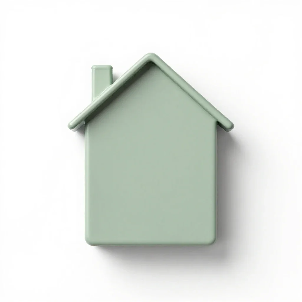 Maisonette isolated on a white background