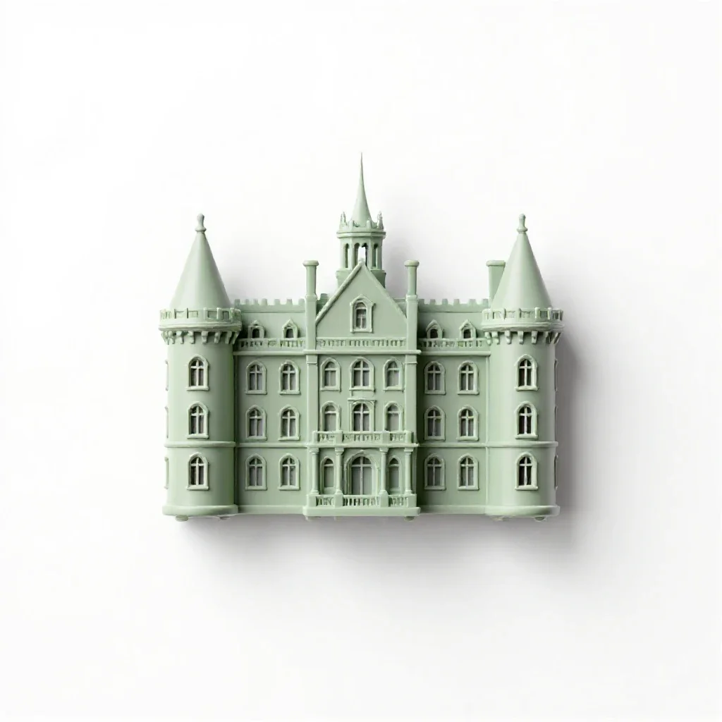 Manor isolated on a white background