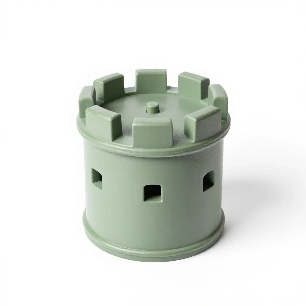 Martello tower isolated on a white background