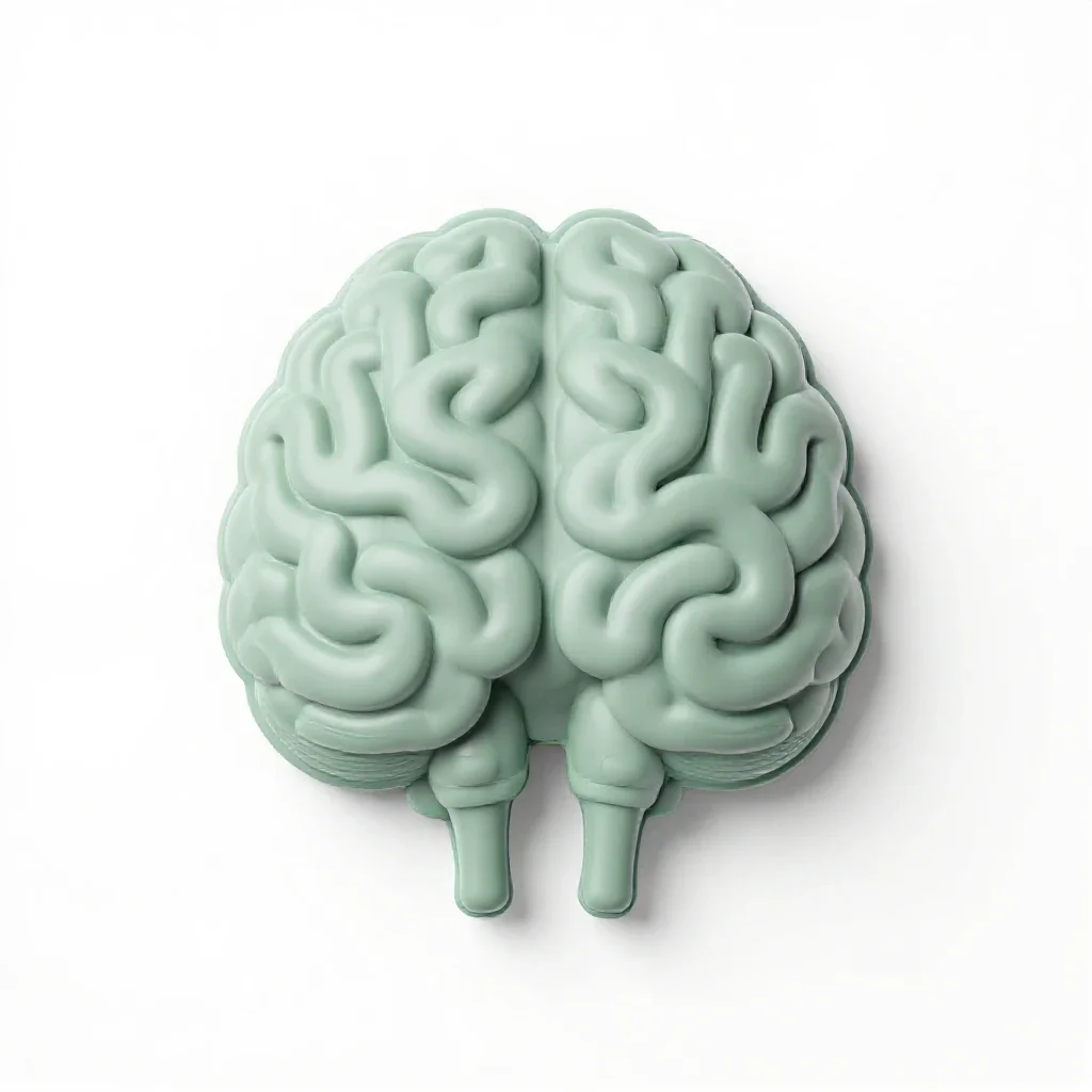Mental hospital isolated on a white background