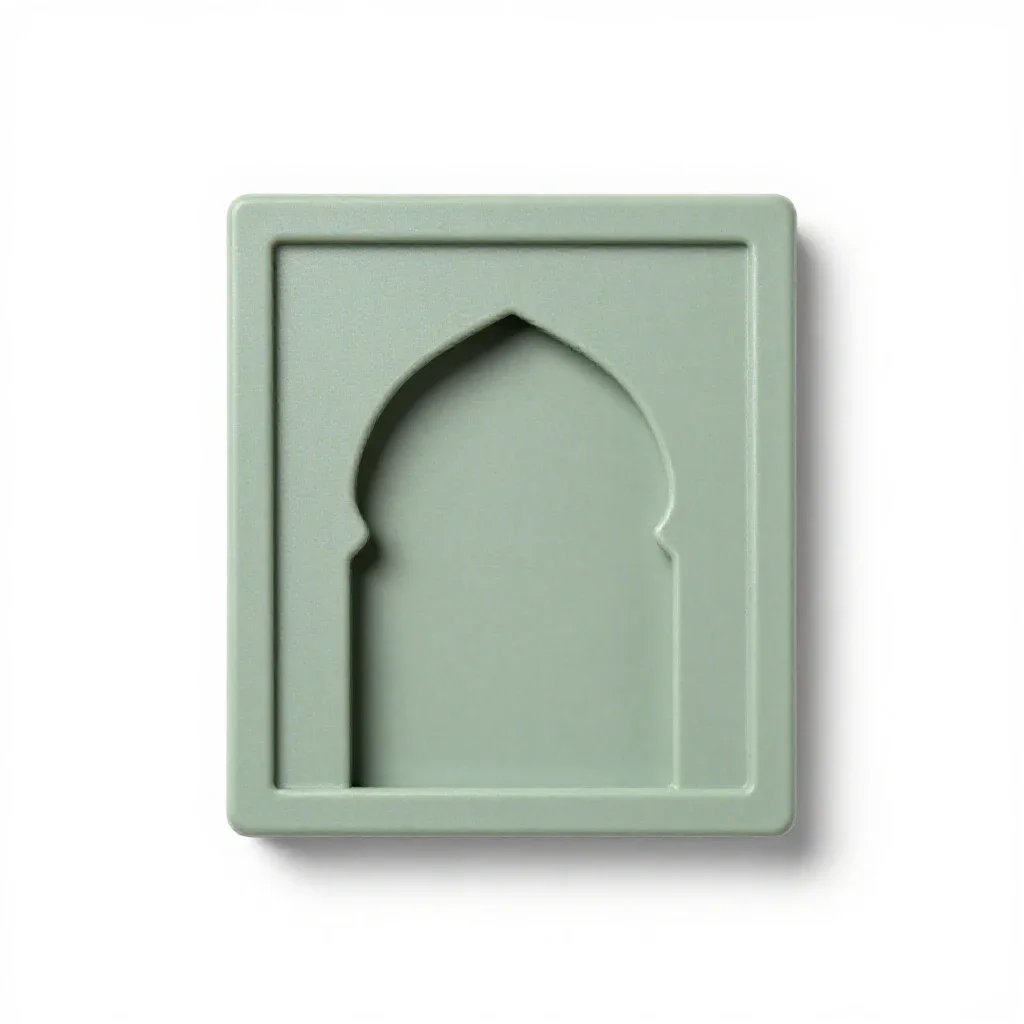 Mihrab isolated on a white background