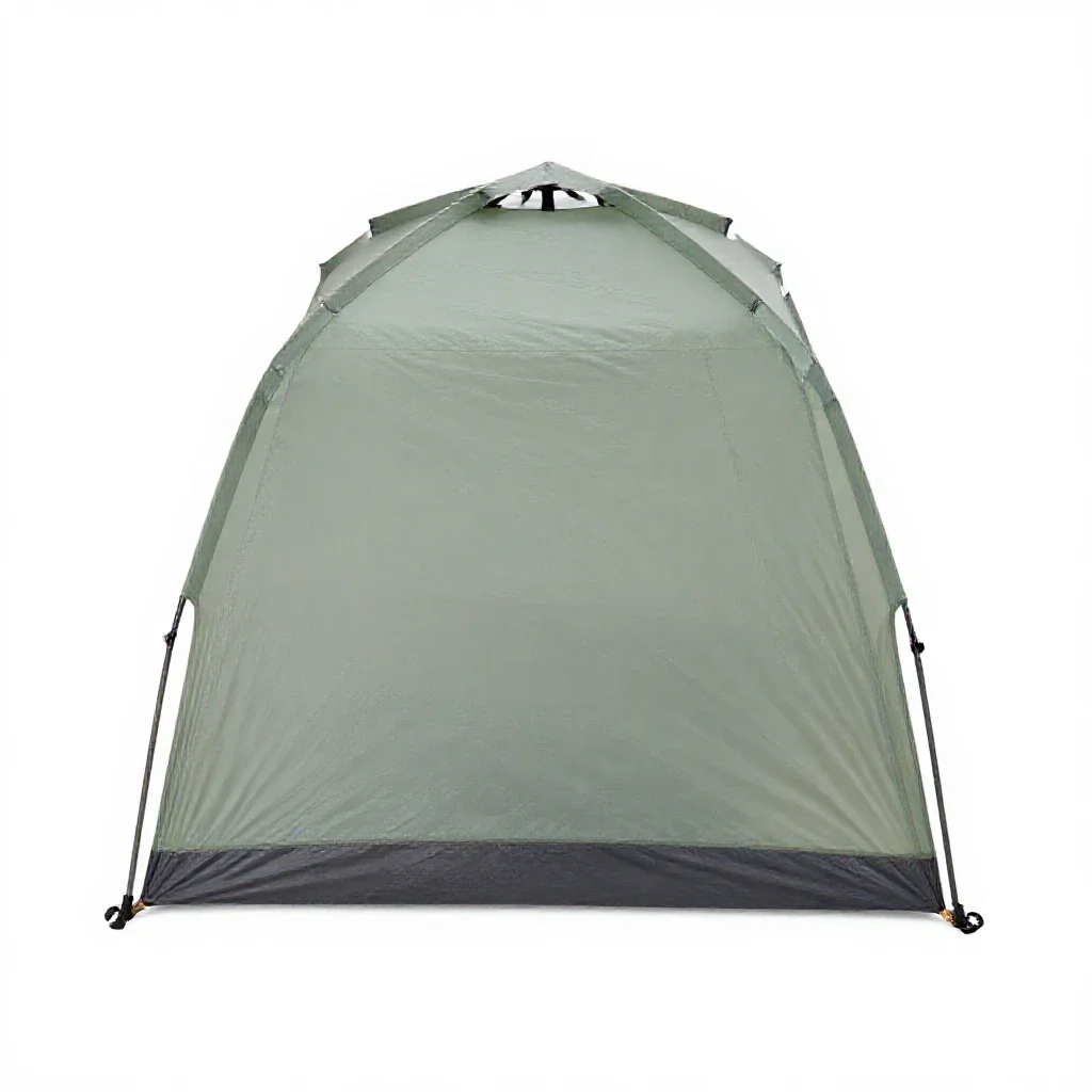 Mountain tent isolated on a white background