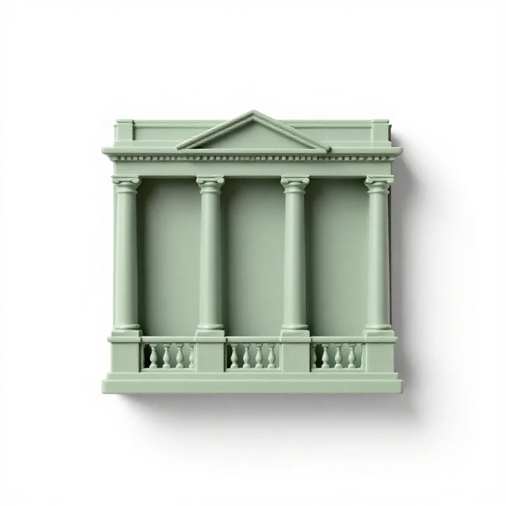 Palace isolated on a white background