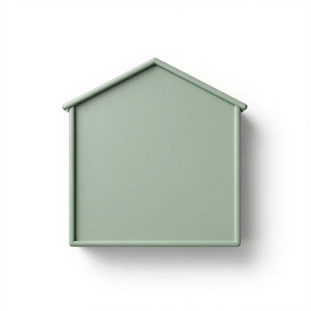 Penthouse isolated on a white background