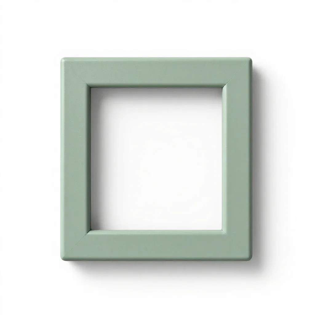 Picture window isolated on a white background