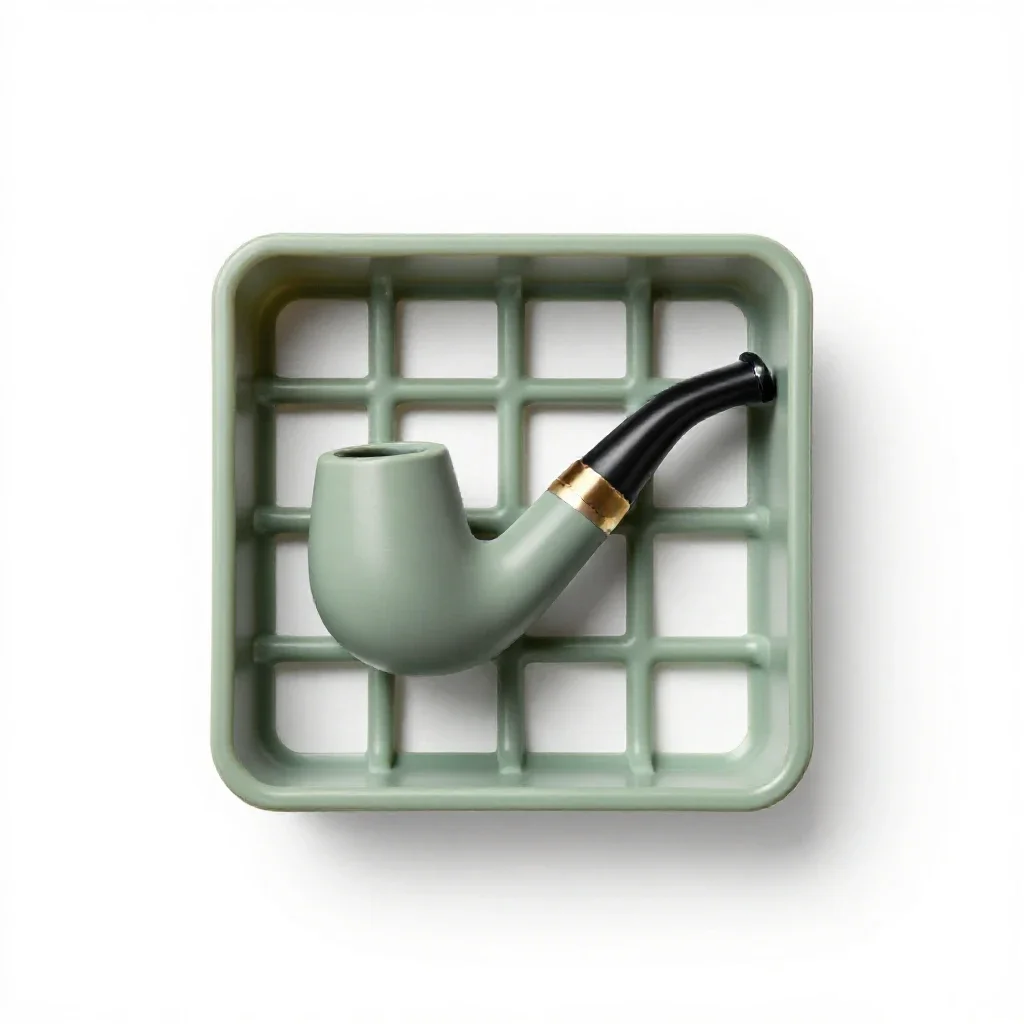 Pipe rack isolated on a white background