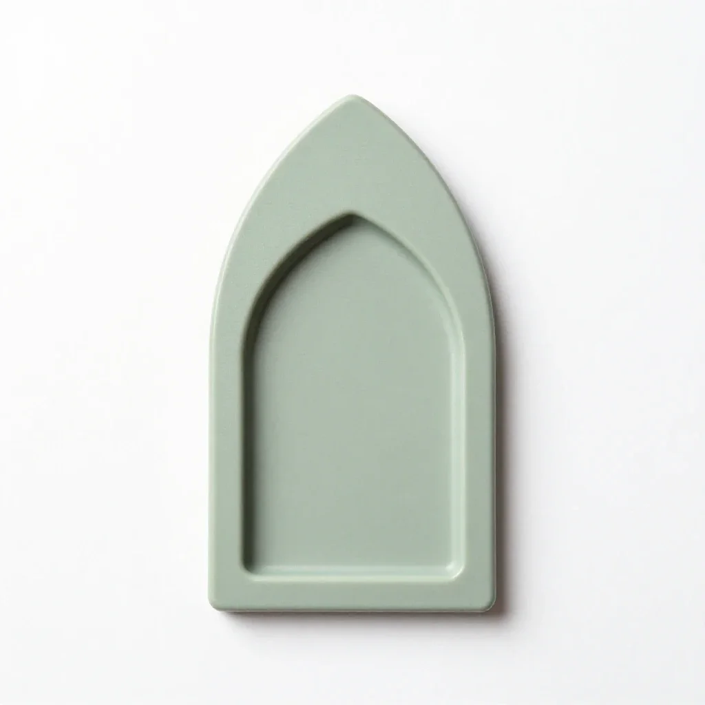 Pointed arch isolated on a white background
