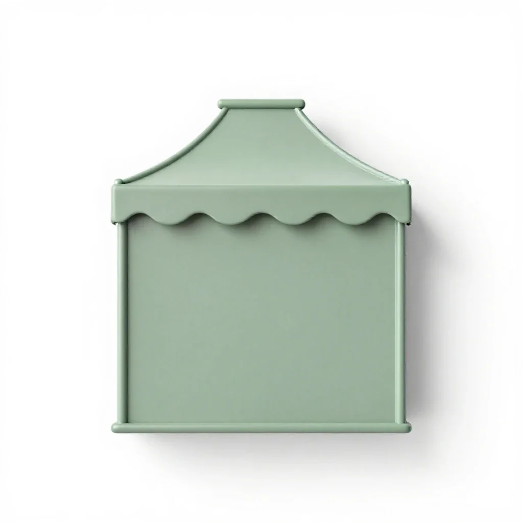 Praetorium isolated on a white background