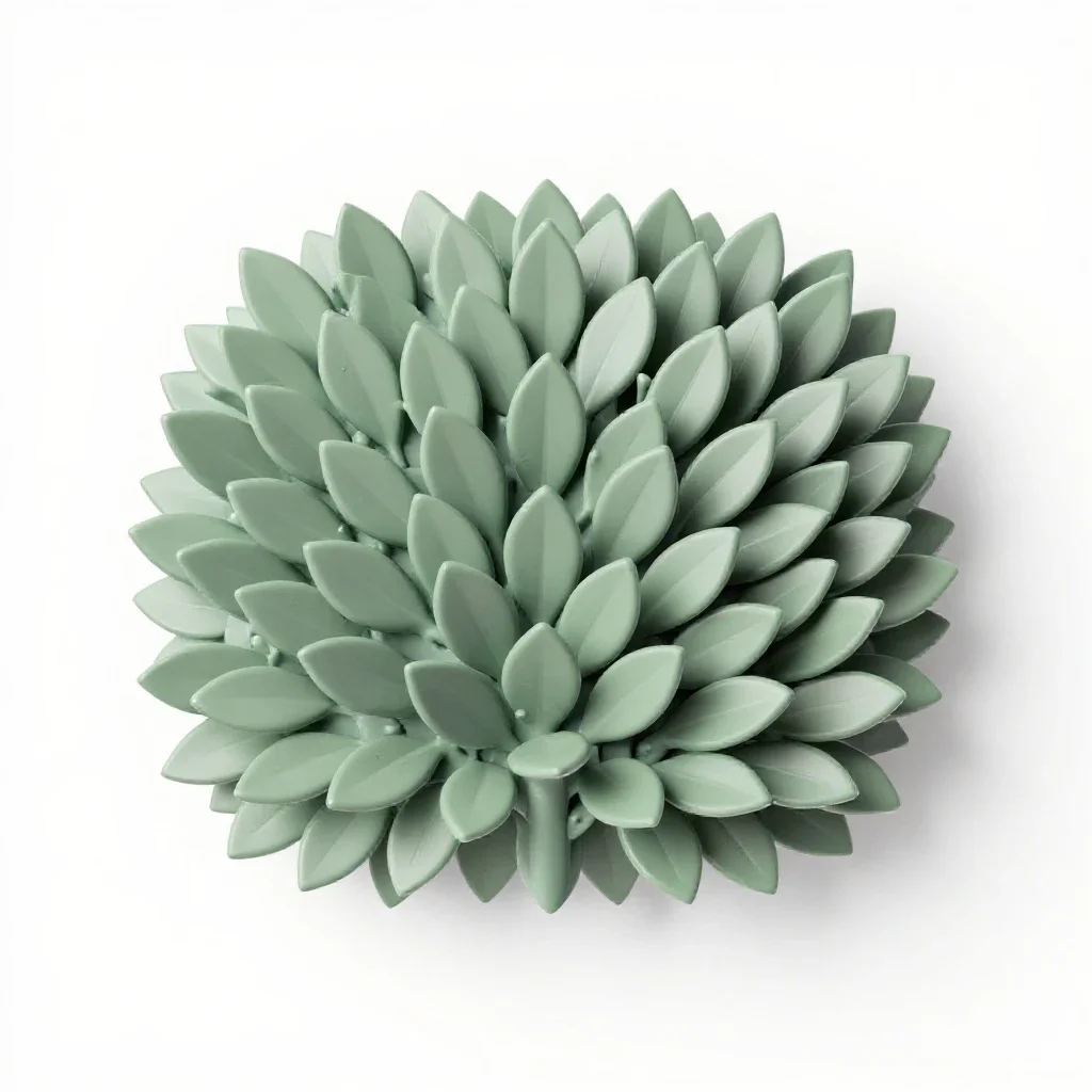 Privet hedge isolated on a white background