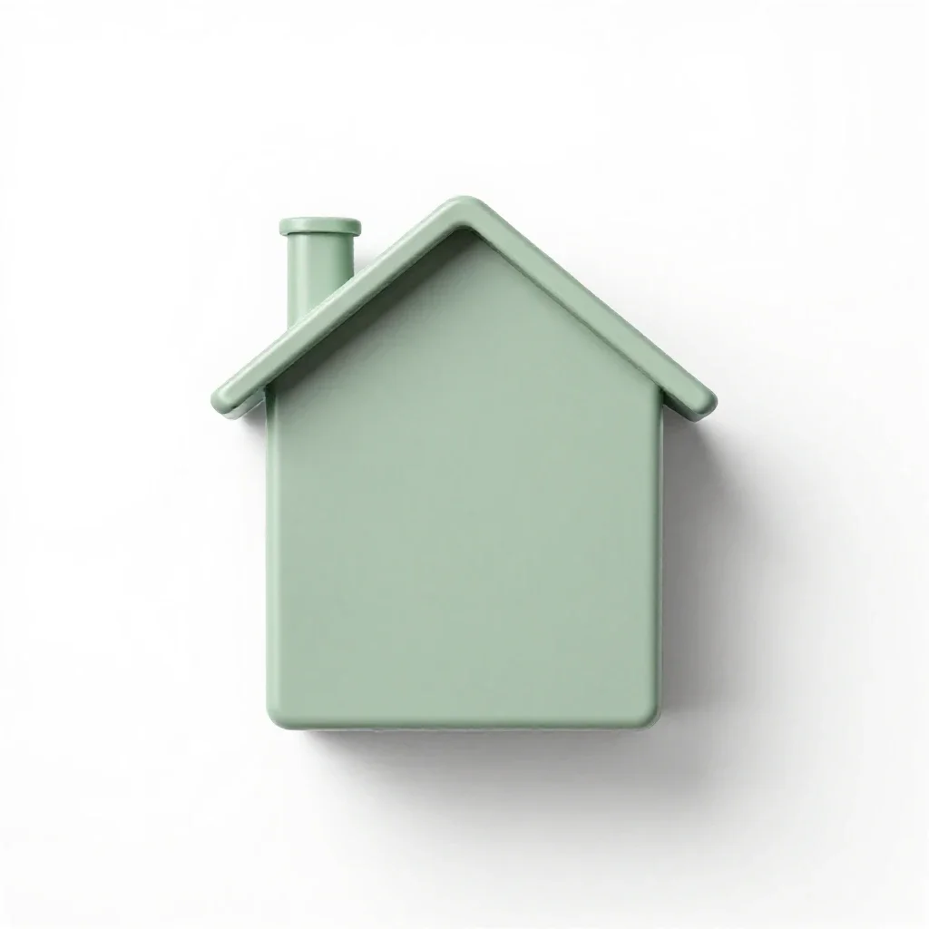 Pump house isolated on a white background