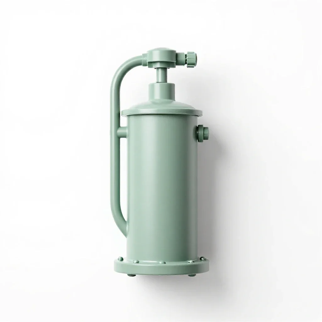 Pump room isolated on a white background