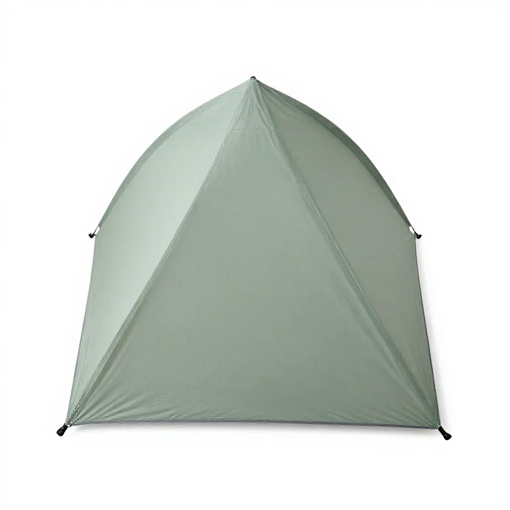 Pup tent isolated on a white background