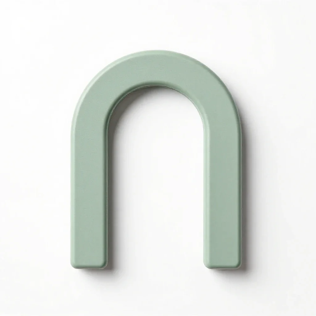 Rampant arch isolated on a white background