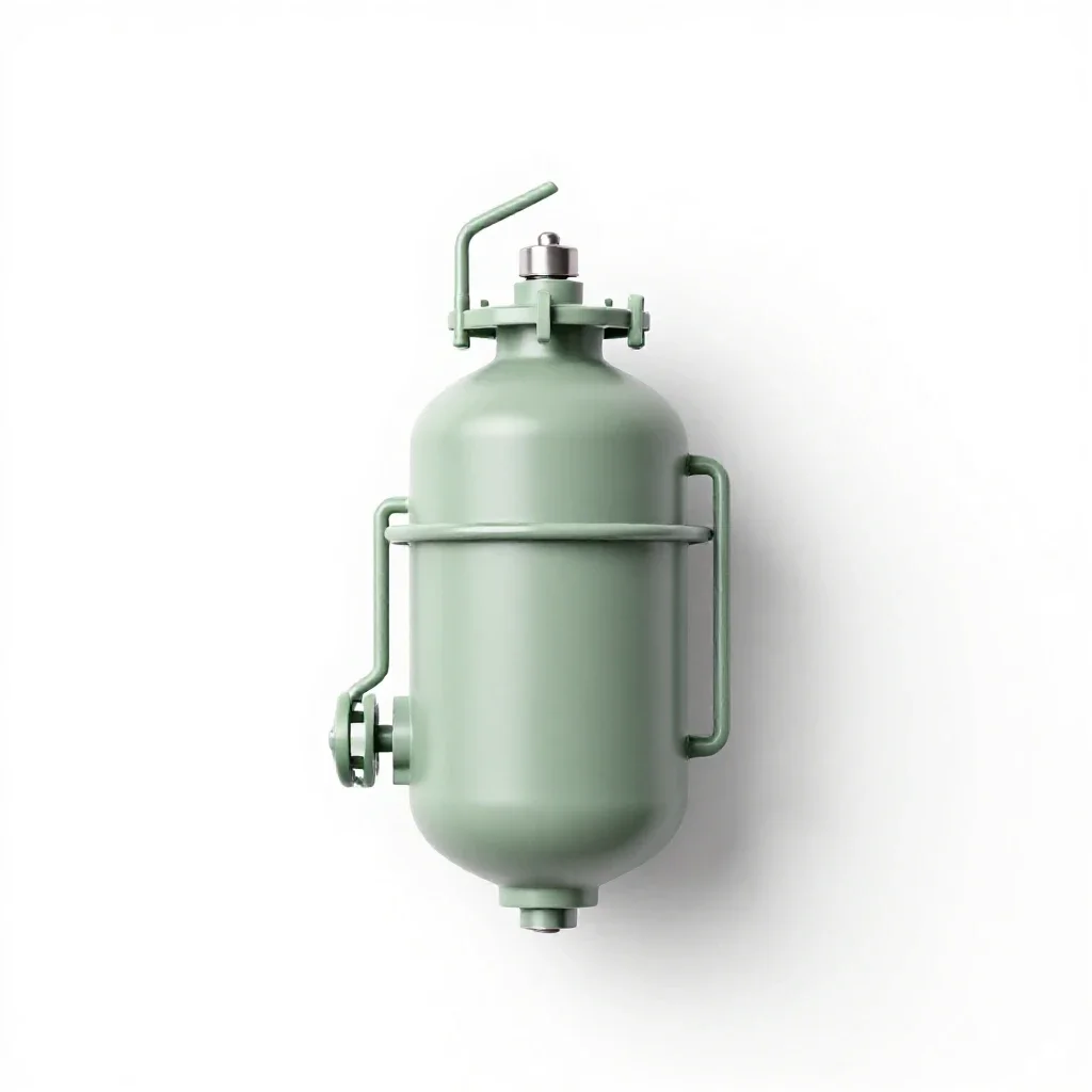 Refinery isolated on a white background