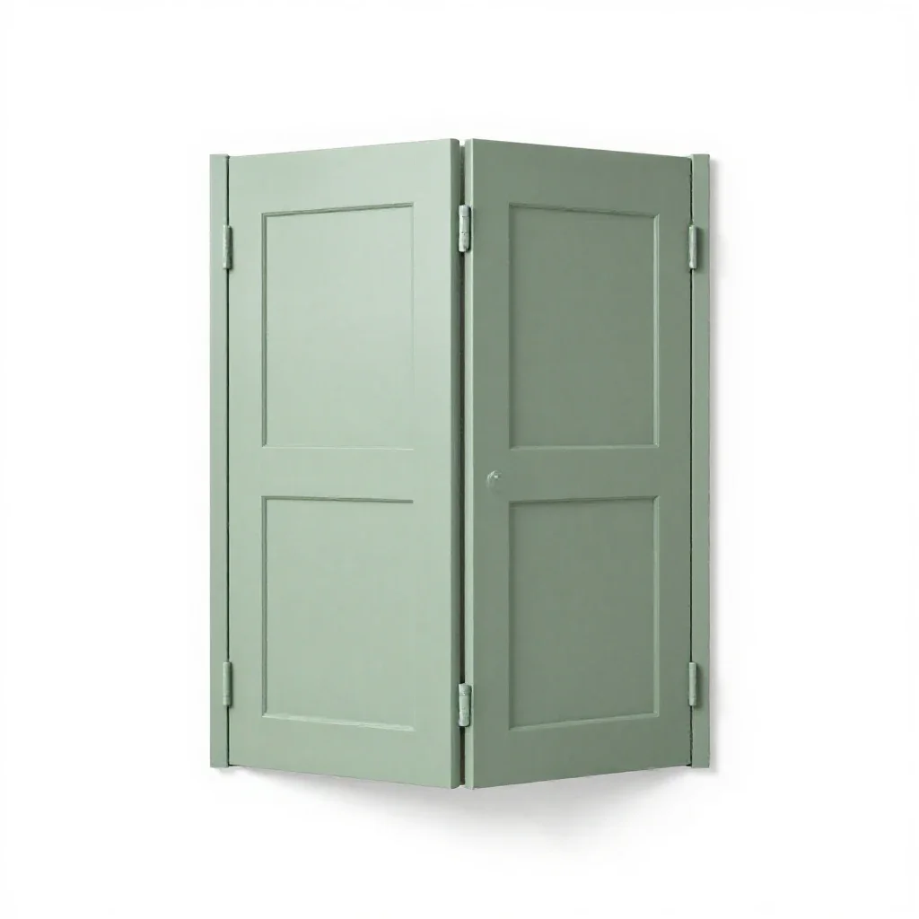Revolving door isolated on a white background