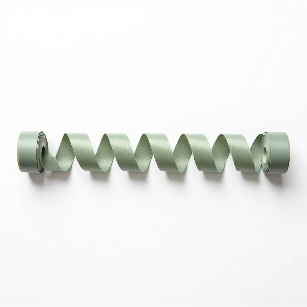 Ribbon development isolated on a white background
