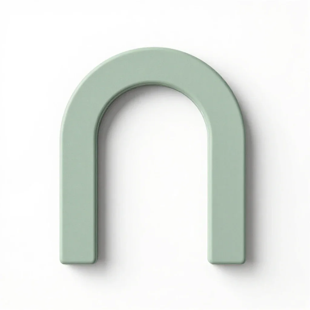 Round arch isolated on a white background