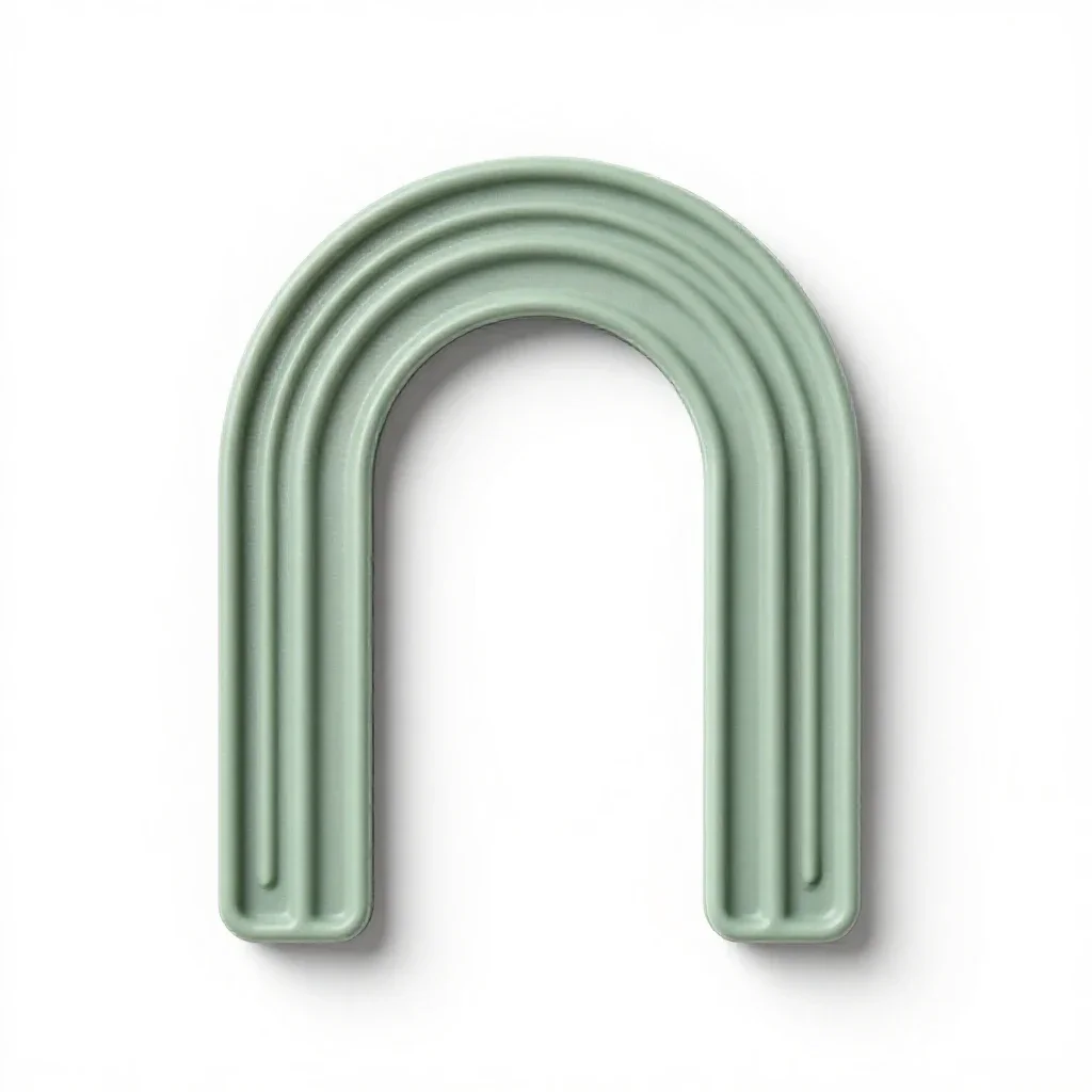 Rowlock arch isolated on a white background