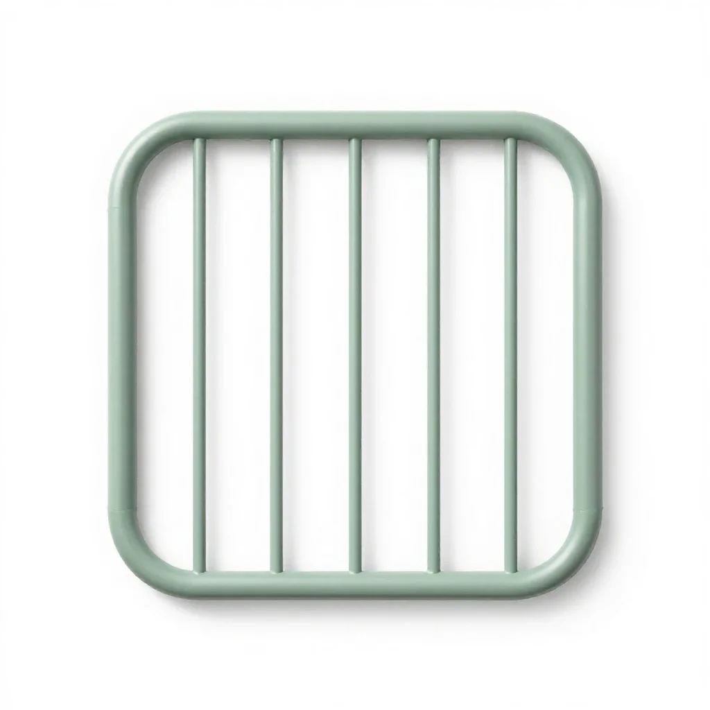 Safety rail isolated on a white background