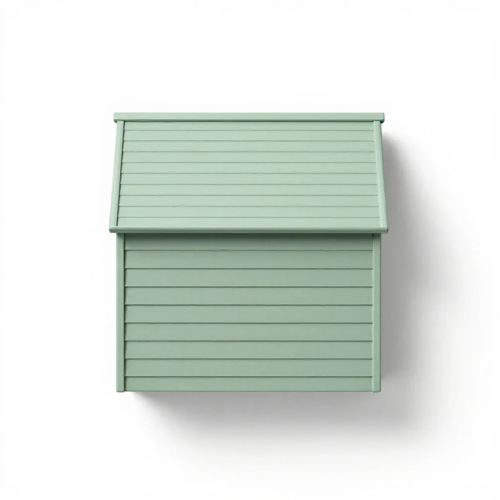 Saltbox isolated on a white background