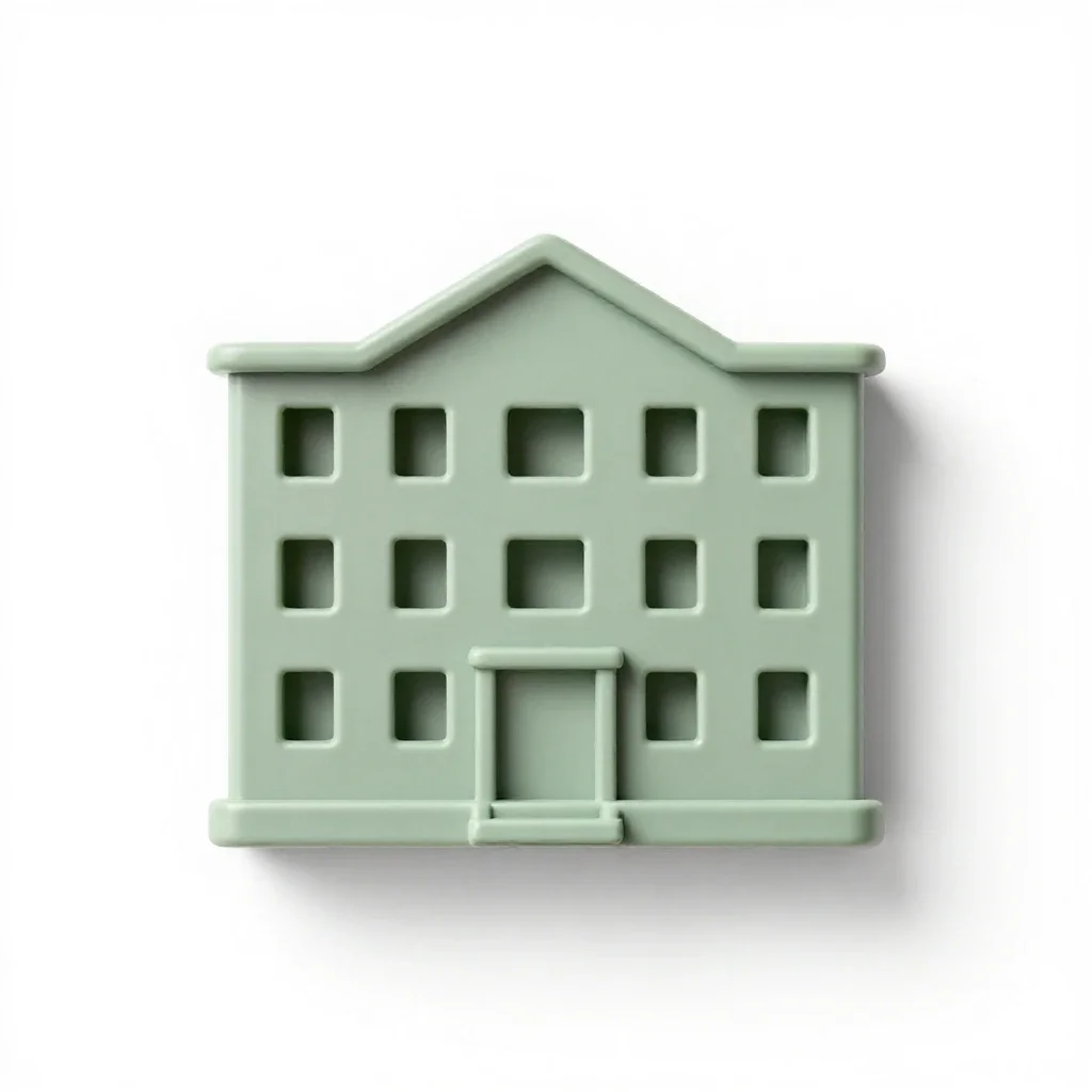 School isolated on a white background