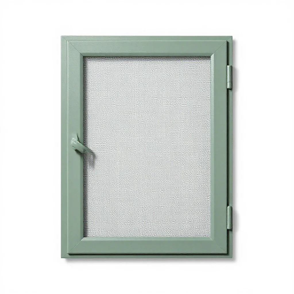 Screen door isolated on a white background