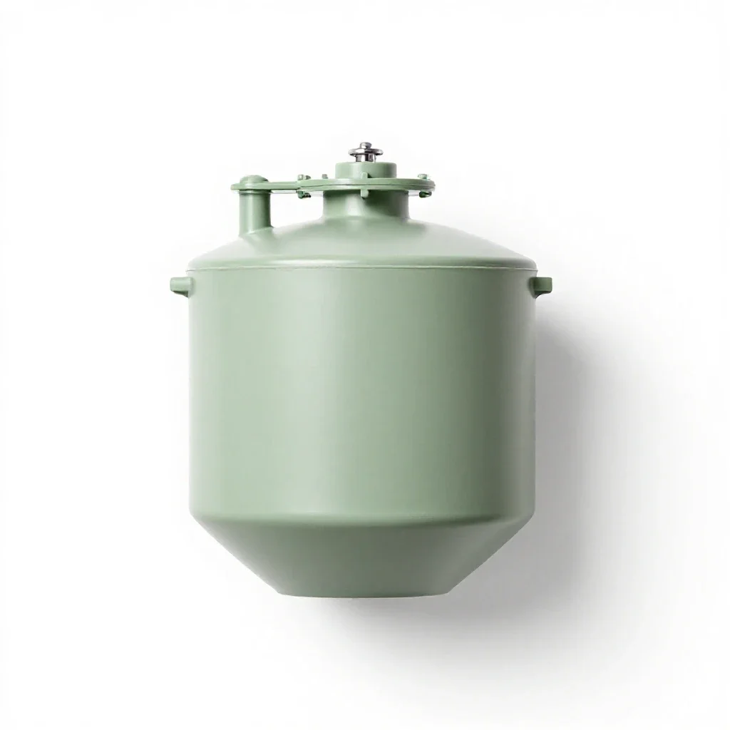 Sewage disposal plant isolated on a white background