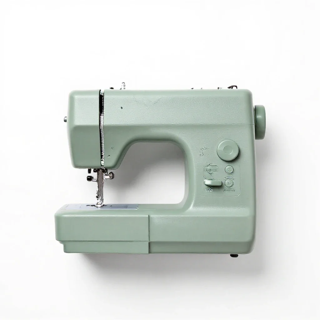 Sewing room isolated on a white background