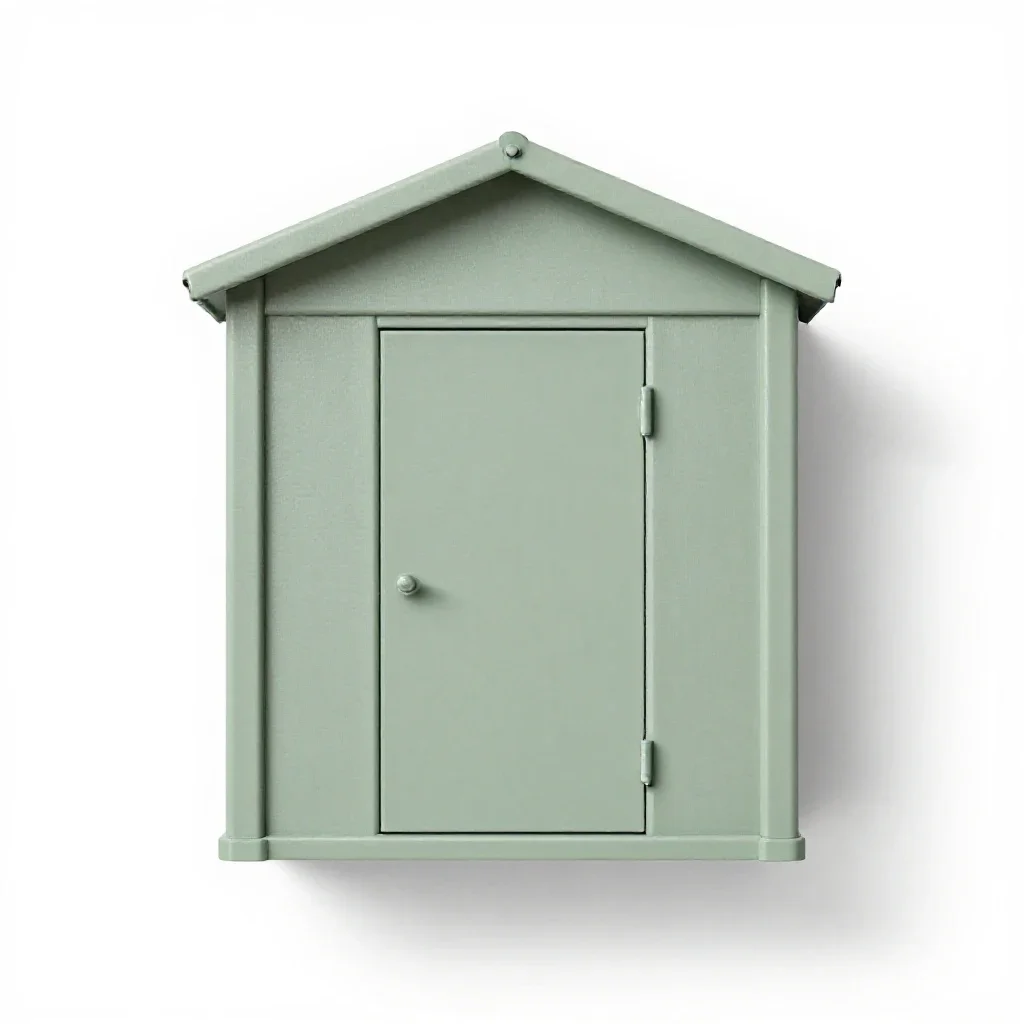 Shed isolated on a white background