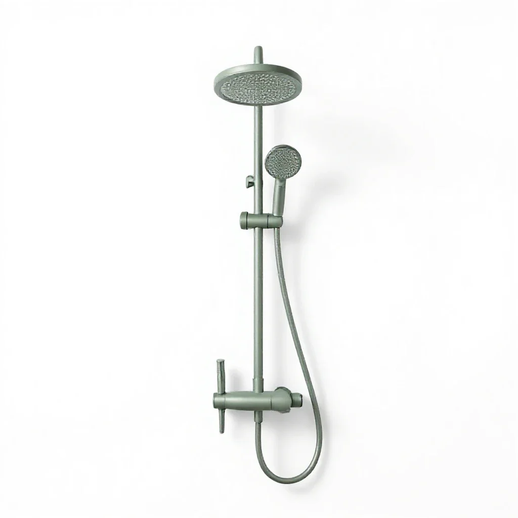 Shower room isolated on a white background