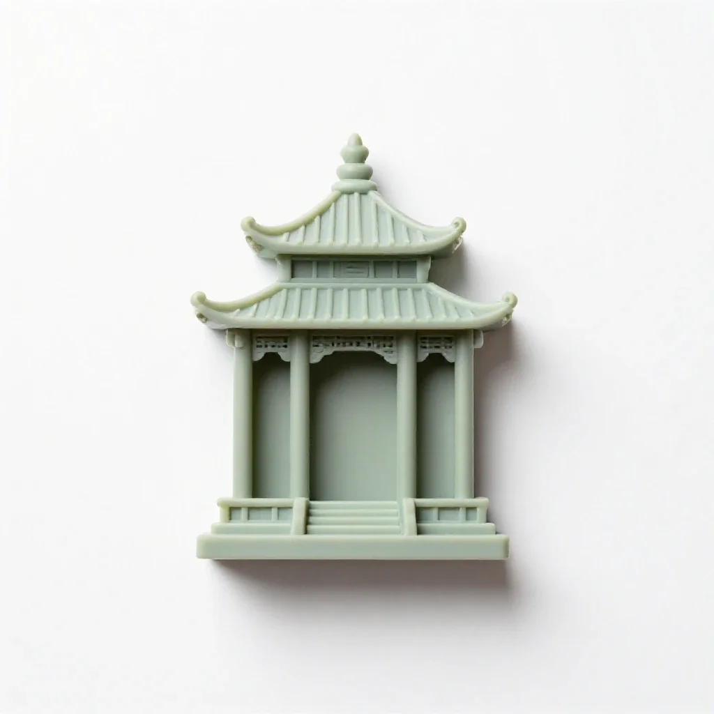 Shrine isolated on a white background