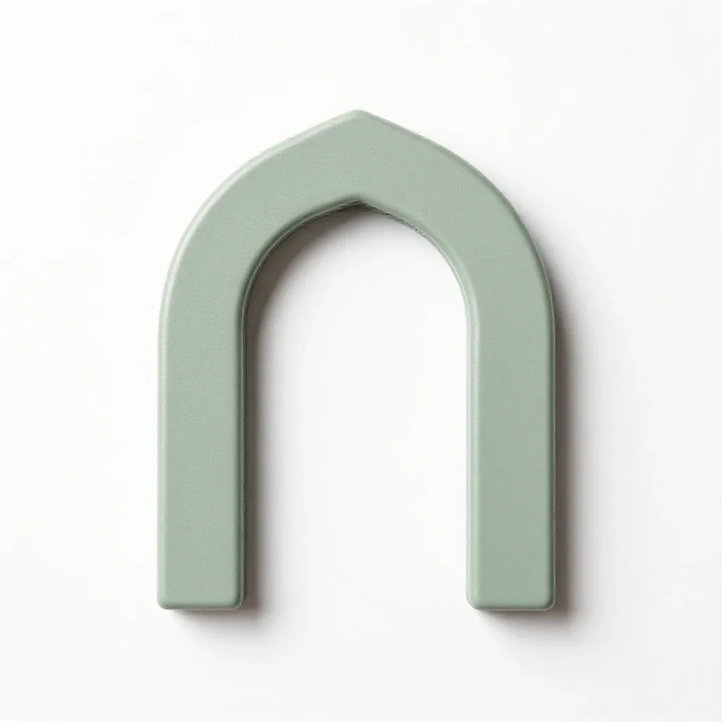Skew arch isolated on a white background