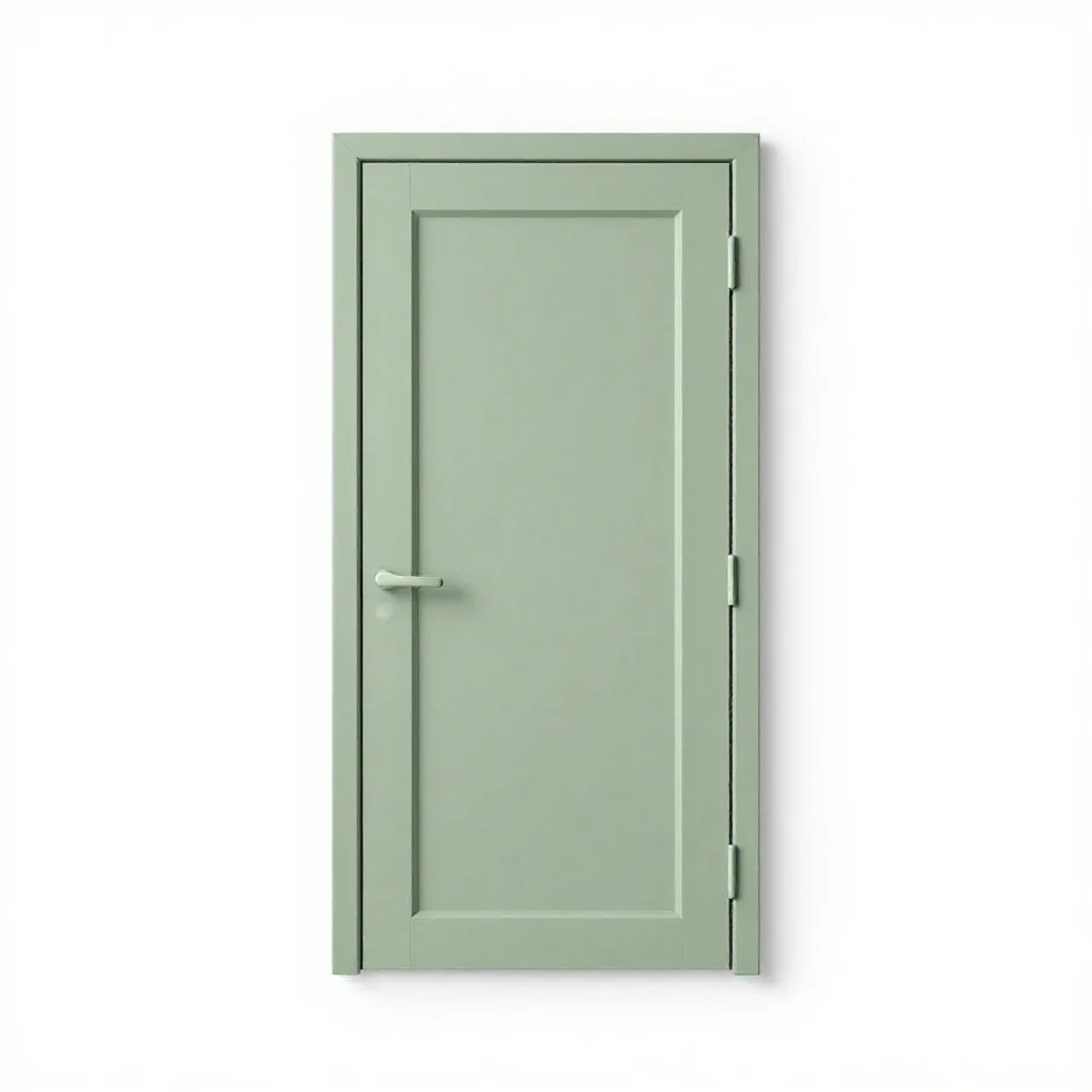 Sliding door isolated on a white background