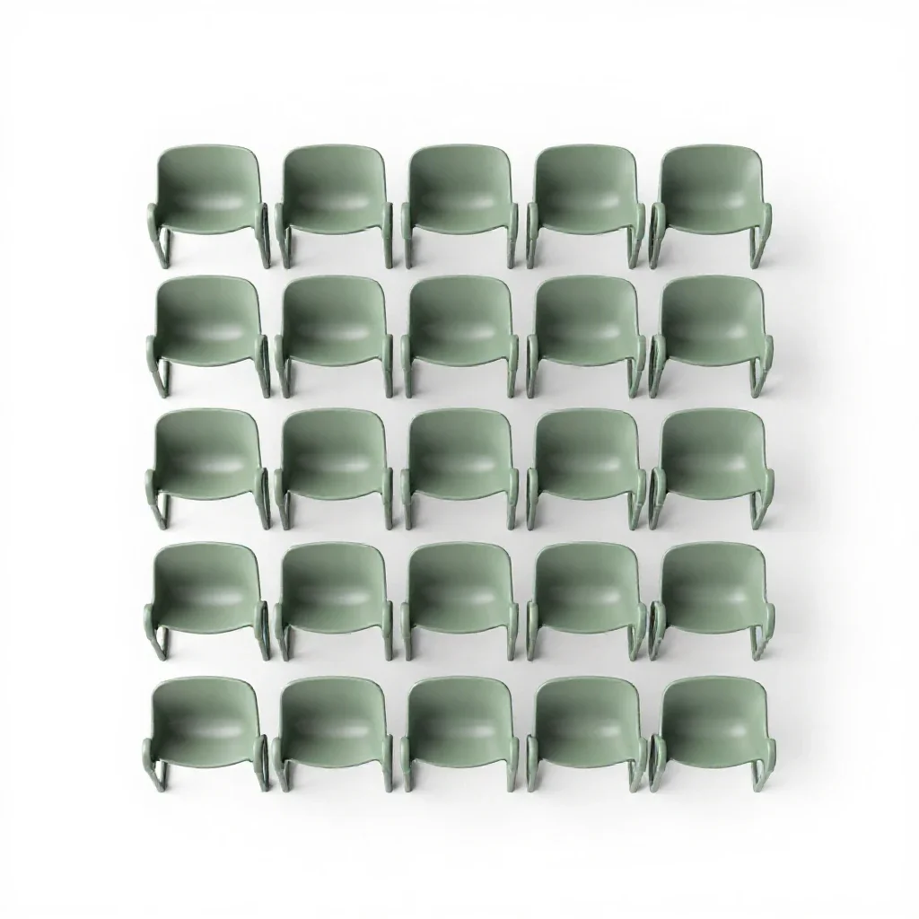 Squad room isolated on a white background