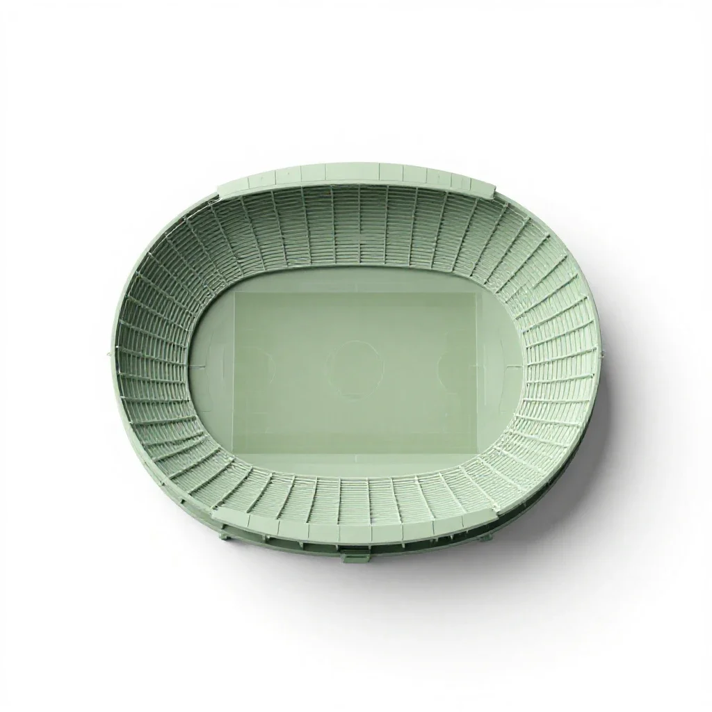 Stadium isolated on a white background