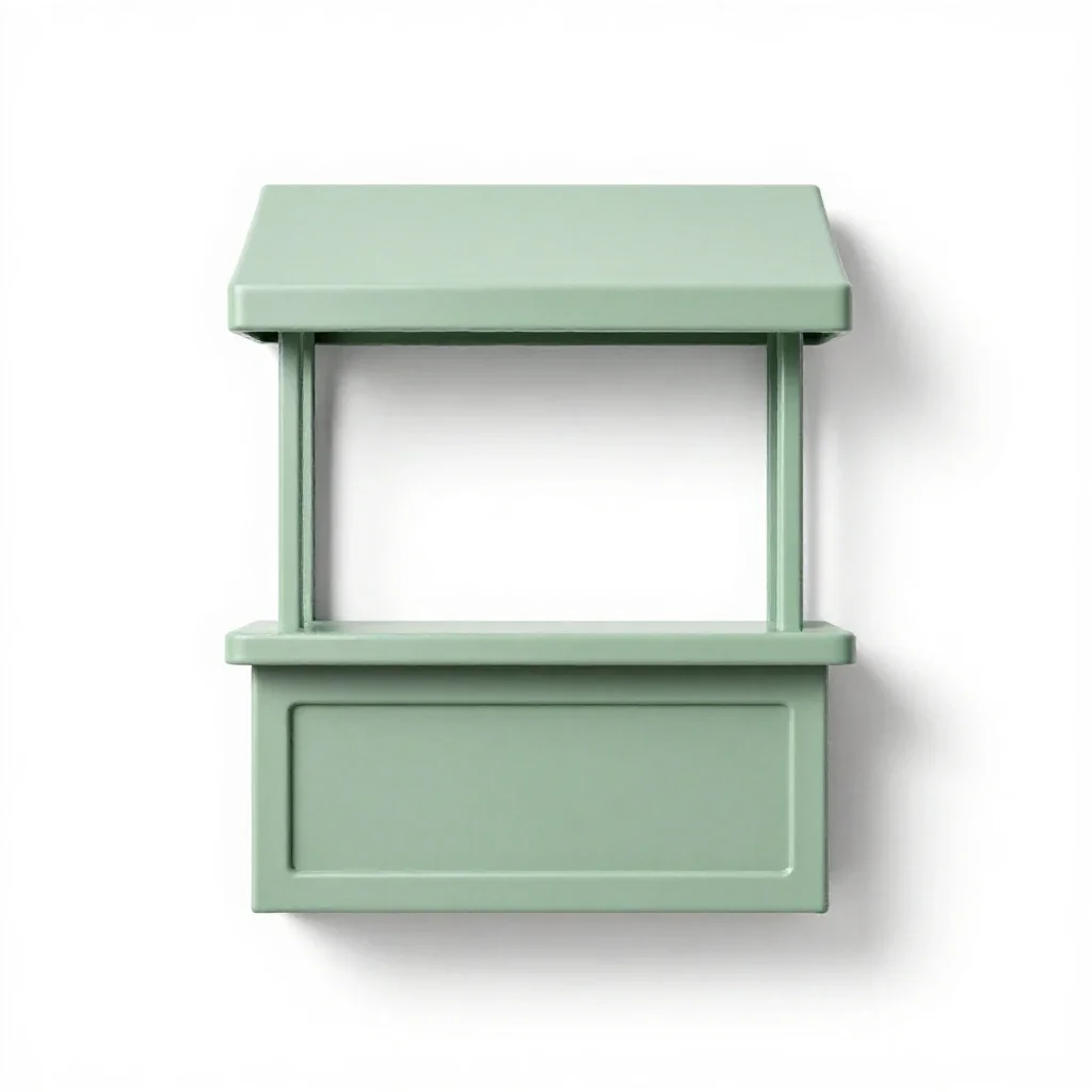 Stall isolated on a white background