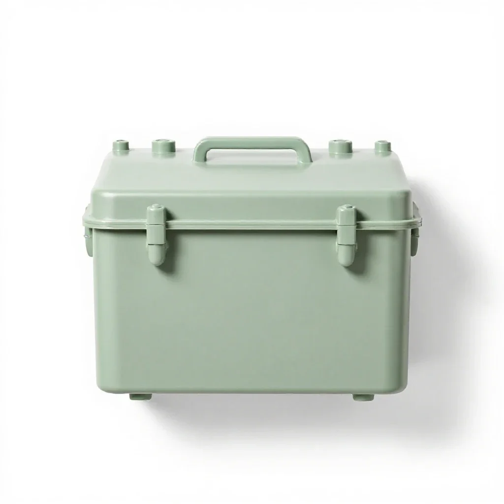Steam chest isolated on a white background