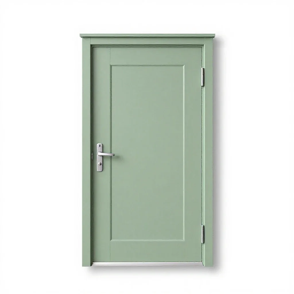 Storm door isolated on a white background