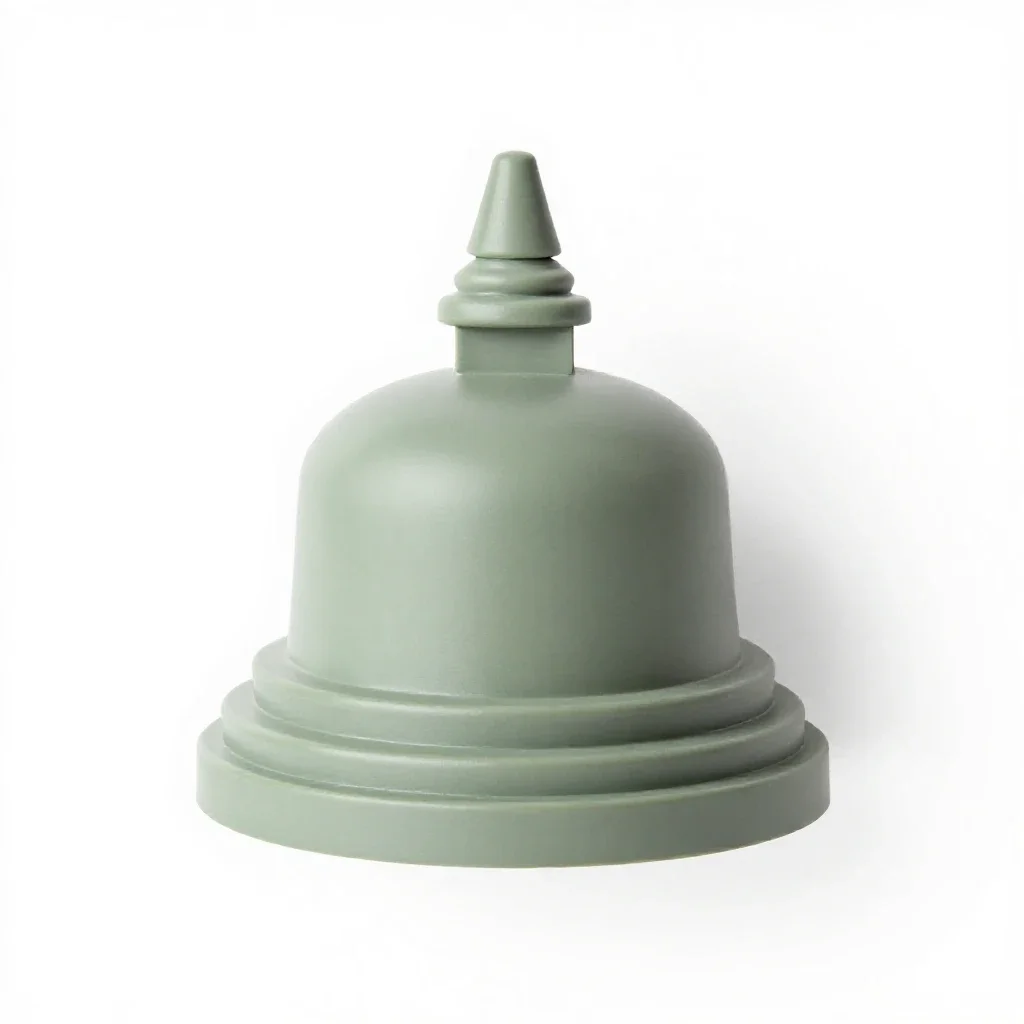 Stupa isolated on a white background