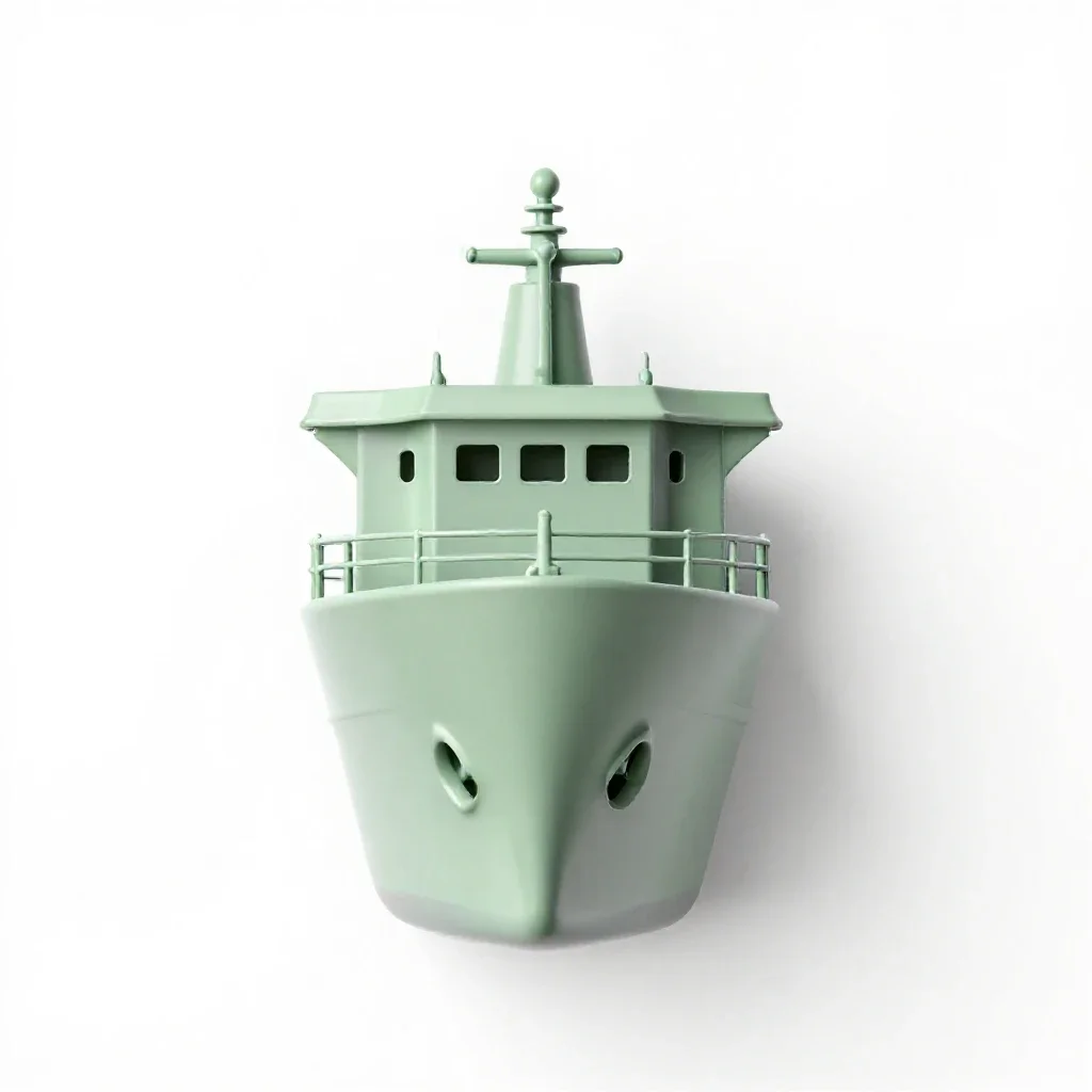 Superstructure isolated on a white background