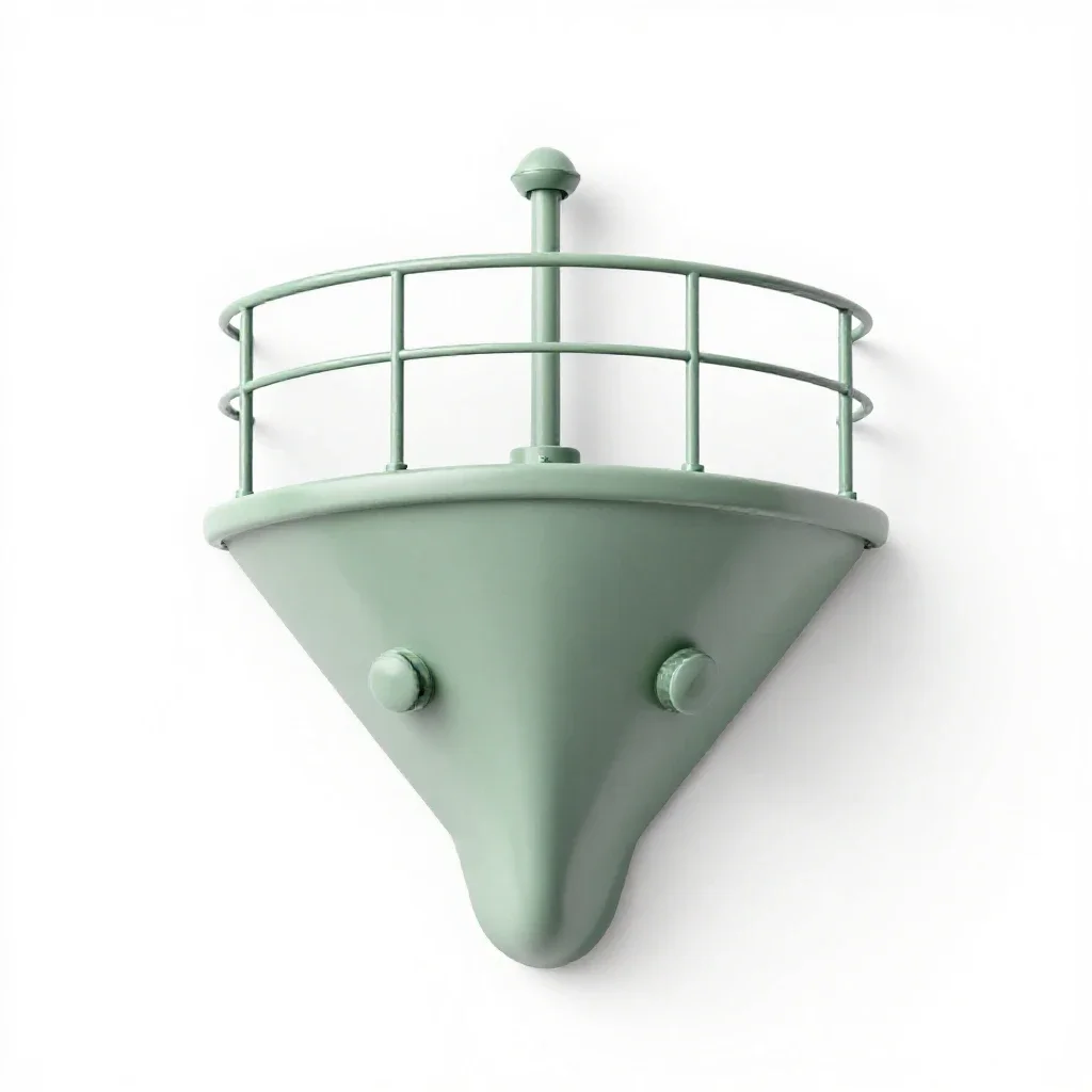 Taffrail isolated on a white background