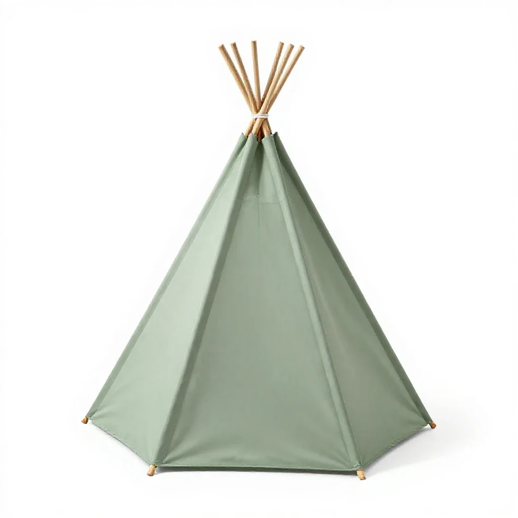 Tepee isolated on a white background