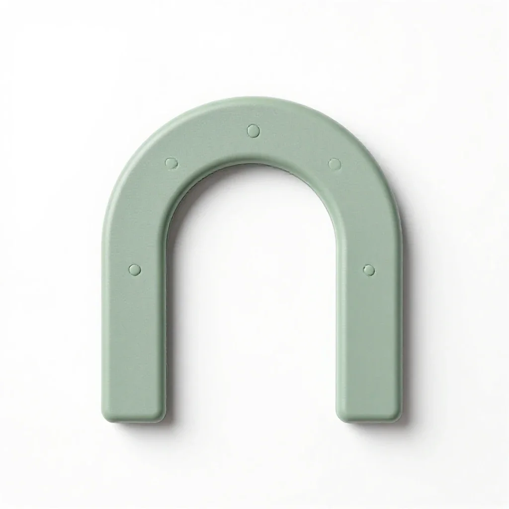 Three-centered arch isolated on a white background