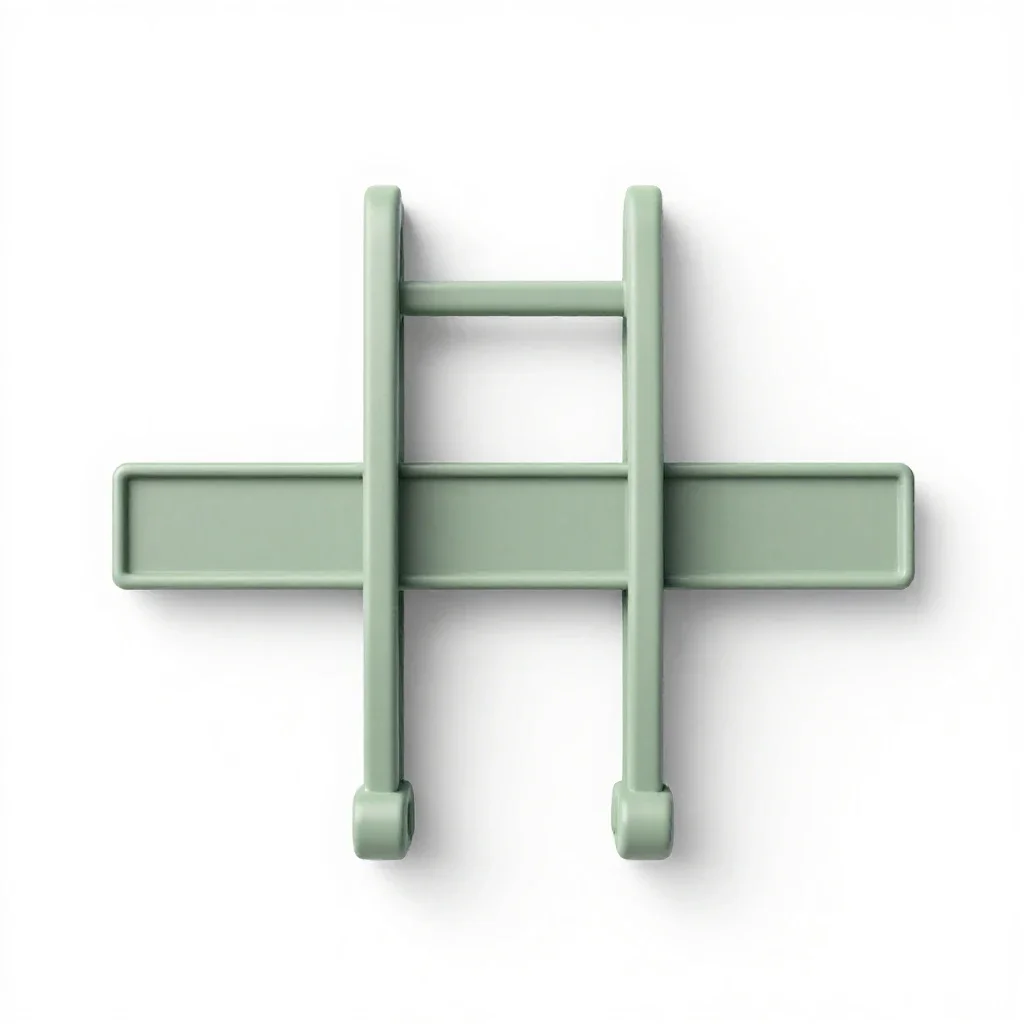 Toll bridge isolated on a white background
